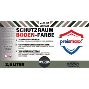 Schutzraum Boden - Farbe 2,5L