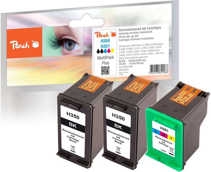 Spar Pack Plus Druckköpfe ersetzt HP No. 350*2, No. 351