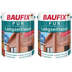 PUR-Langzeitlasur nussbaum 5 L 2er Set