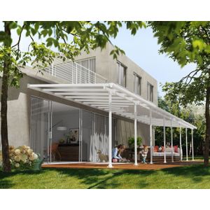 Terrassendach Feria 1220x294cm Weiss