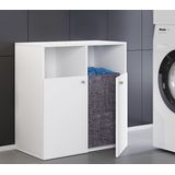Wäscheschrank ""Klidas L"" Weiß