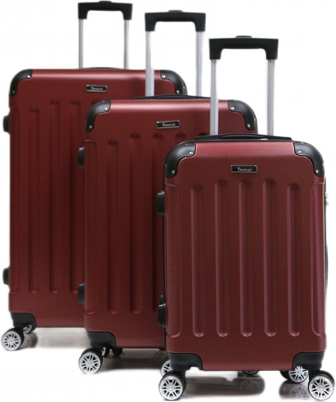 Reisekoffer Koffer 3 tlg Hartschale Trolley Set Kofferset Handgepäck Gepäck Reisetasche