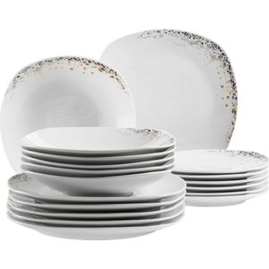 Serie Spcae Dust, Tellerset 18 teilig für 6 Personen