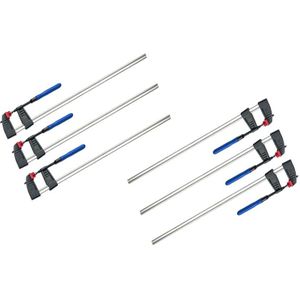 6x Schraubzwinge 150 x 50 mm Leimzwinge Klemmzwinge Einhandzwinge