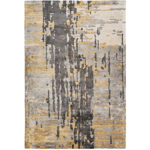 Teppich Grau / Blau / Gold 80cm x 150cm