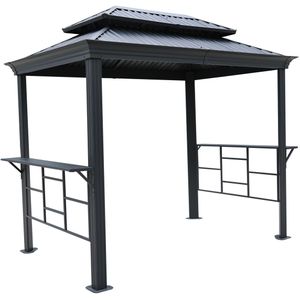 Aluminium BBQ Pavillon , ca. 292 x 179 x 262 cm - Anthrazit
