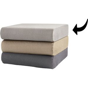 Topper-Jersey-Spannbetttuch - ca. 180 - 200 x 200 cm