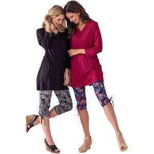 Longtop mit Capri-Leggings für Damen