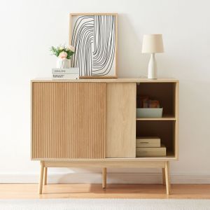 Sideboard Landskrona 115x40x90 cm Eichenoptik