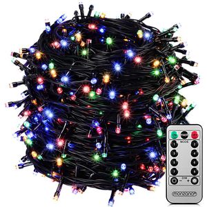 Lichterkette 200 LED mit Fernbedienung 20m bunt
