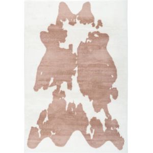 Teppich Taupe / Weiß 160cm x 230cm