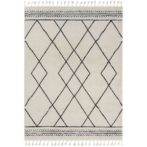Teppich Moroccan Comfort, 190 cm x 240 cm, Farbe weiß, rechteckig, Florhöhe 19mm
