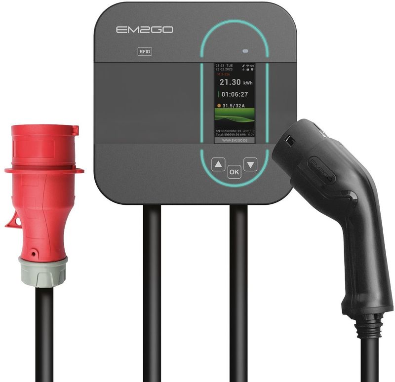 EM2GO EV-Ladestation „Home“ 11kW