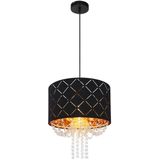 Lighting - CLARKE - Hängeleuchte Metall schwarz, 1x E27