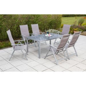 Taviano Set 7tlg. silber/diamantbraun