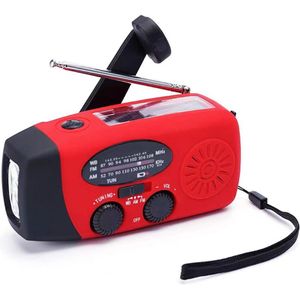 Tragbares AM/FM/WB Radio „Rock“ mit Notfallfunktionen AM/FM/WB* Radio rot