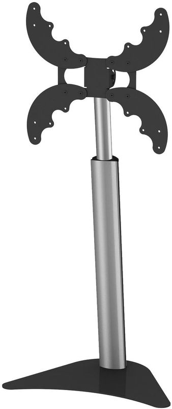 TV-Standfuß ""Coscal Maxi"" Silber/Schwarz