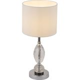 Lighting - BRONN - Tischleuchte Metall verchromt, 1x E14
