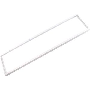 Aufbaurahmen für LED-Panel 120x30 cm, steckbar, weiß