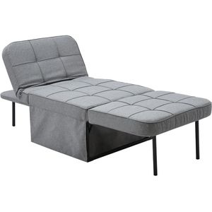 2 in 1 Schlafsofa, ca. 67 x 76 x 41 cm - Dunkelgrau