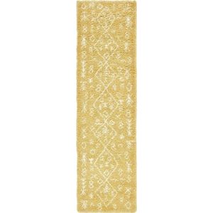 Teppich ""Temara Shag"" Läufer Gelb CA10318