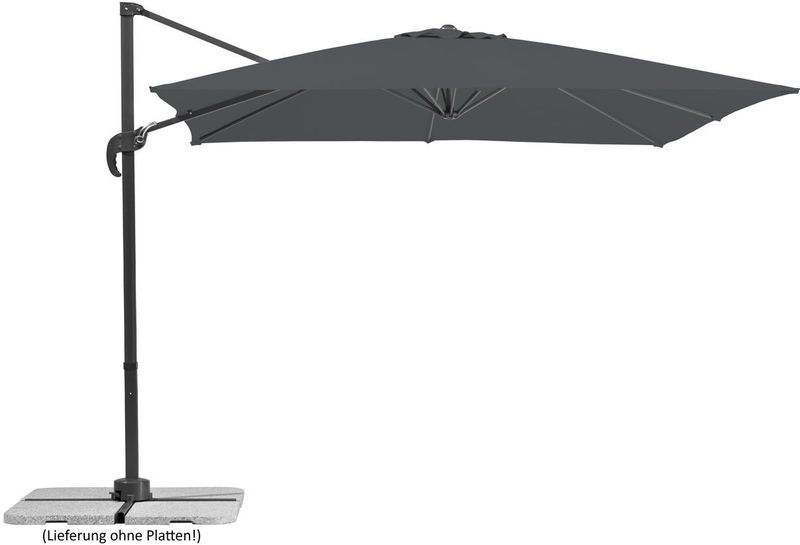 Schneider Ampelschirm RHODOS JUNIOR ca. 270 x 270 cm, anthrazit