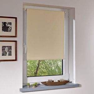 Bella Casa Klemmfix-Rollo Verdunkelung, ca. 150 x 45 cm, creme
