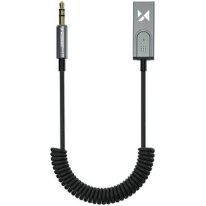Bluetooth 5.3 Audioadapter / AUX-Audioempfänger in Schwarz 10m Reichweite