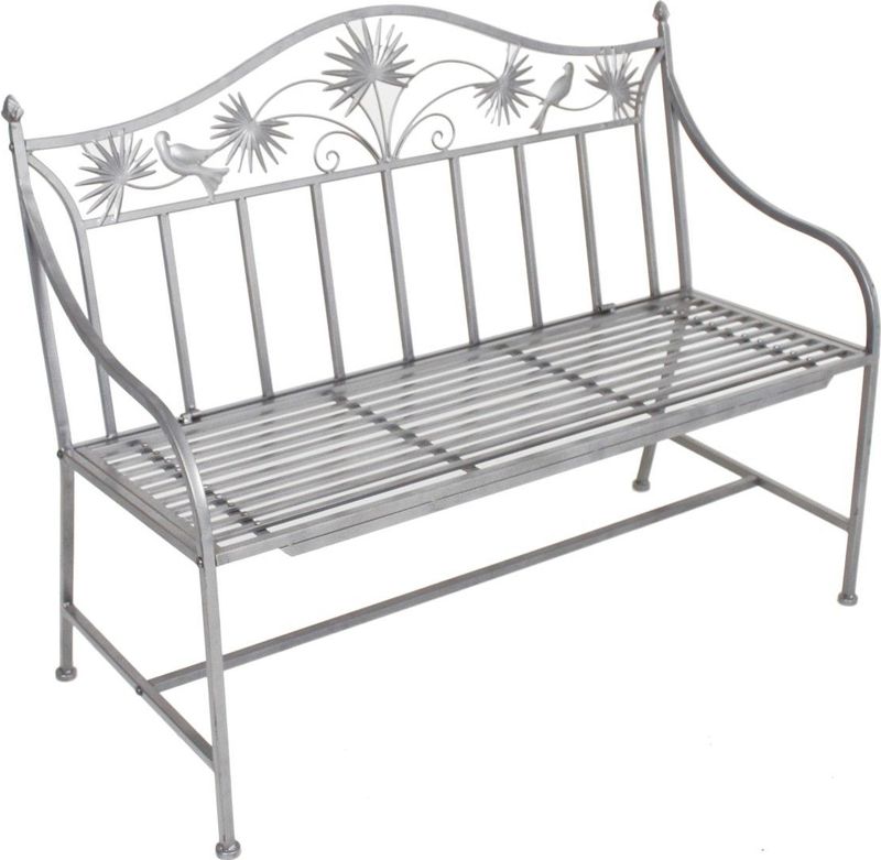 Gartenbank aus Metall