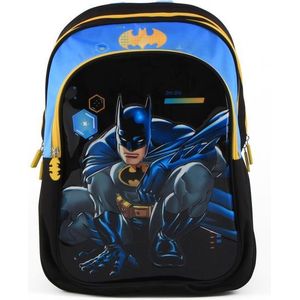 Batman Rucksack Rucksack Schultasche 38cm 1 Reißverschlussfach + 1 Fronttasche