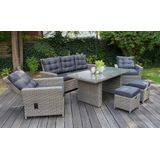 Dining-Lounge ""Asti"" im Braun-Mix