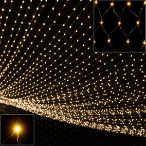 Netzlichterkette 100 LED 120x120cm warmweiß