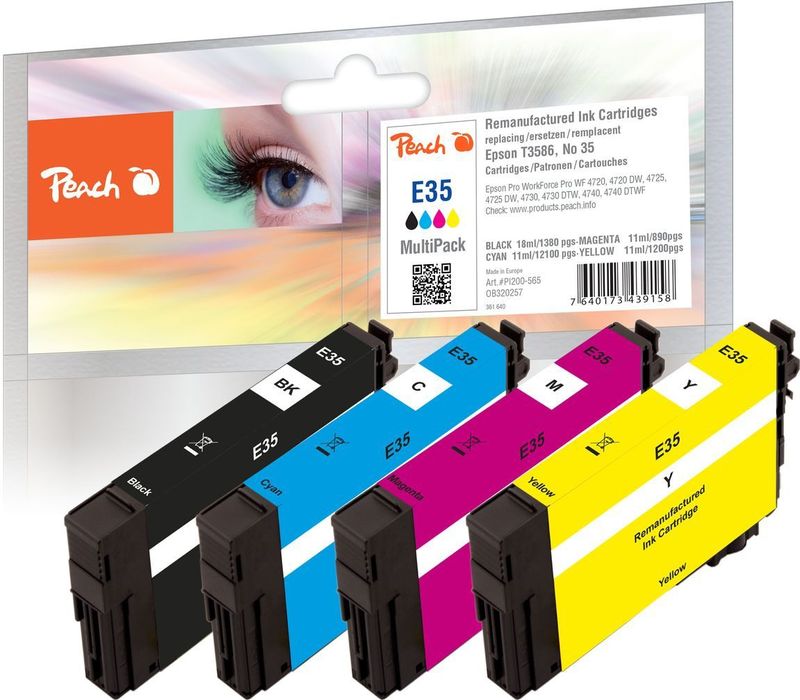 Spar Pack Tintenpatronen ersetzt Epson T3586, No. 35