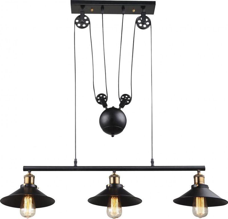 Lighting - LENIUS - Hängeleuchte Metall kupferfarben, 3x E27