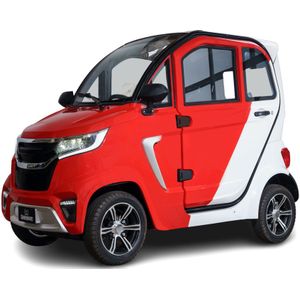 X8 GT AC – 3 kW, Klima, Li-Ion-Akku , 45 km/h rot-weiß - Elektrokabinenroller