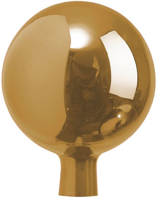 Rosenkugel 16 cm gold