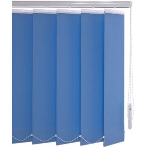 Schiebevorhang 150 x 250 cm blau 89 mm