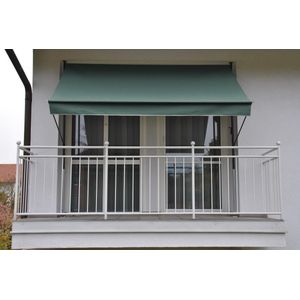 Klemmmarkise grün 150 cm