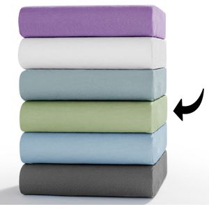 Bio-Jersey-Spannbetttuch - ca. 180 - 200 x 200 cm
