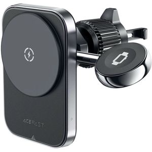 Acefast D18 Autohalterung mit MagSafe / Induktionsladegerät + USB-A USB-C-Kabel - Schwarz