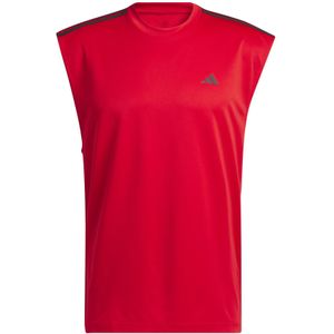 adidas - All-World - Mouwloze Basketbal Tee - Vochtafvoerend - Polyester