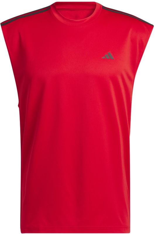 adidas - All-World - Mouwloze Basketbal Tee - Vochtafvoerend - Polyester