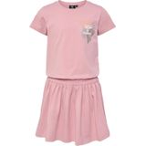 hummel - Erin Dress - Jerseyjurk - Multikleur - Biologisch Katoen