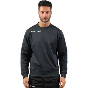 Givova - Unisex Pull - Ronde Hals - 100% Polyester Fleece - Ideaal voor Training en Vrije Tijd