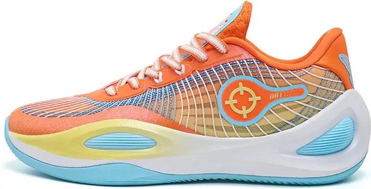 Austin - AR1 - Sneakers - Oranje - Blauw Geel Accent