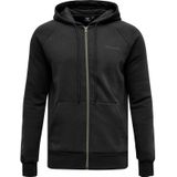 Hummel - hmlISAM - Hoodie - Zwart - Fleece - Volledige Ritssluiting
