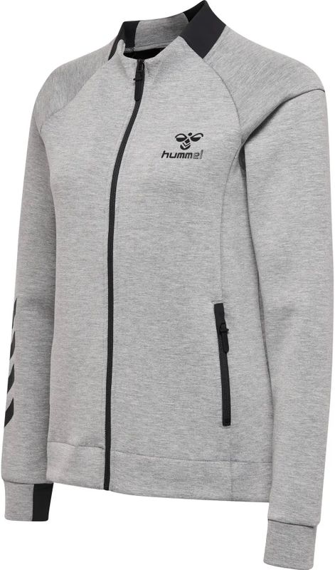 Hummel - hmlclio - Jack - Dames - Comfortabel Zip-up - Zacht Dubbelzijdig Interlock