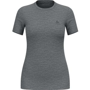 Odlo - Merino 160 Baselayer Crew Neck S/S - Merinoondergoed - Grijs - 100% Wol