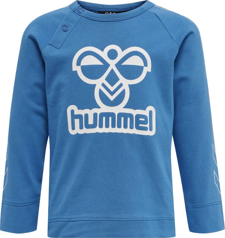 Hummel - hmlCODY T-shirt L/S - T-shirt - Biologisch Katoen - Drukknoopjes - Raglanmouwen