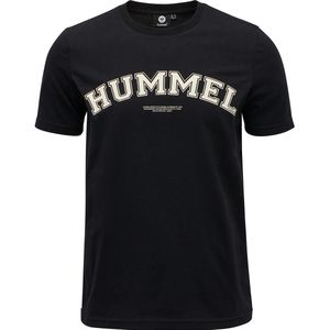 Hummel - hmlVARSITY T-shirt - Wit - 100% Biologisch Katoen